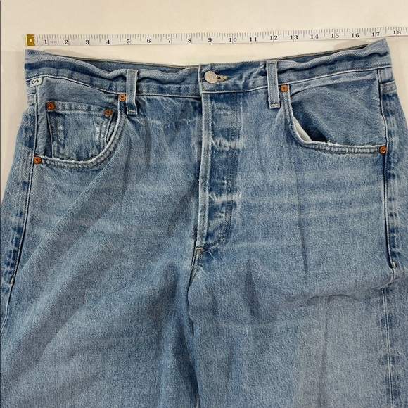 Citizens of Humanity Gaucho Vintage Jeans - Cropped Blue Denim, 31 - Picture 8 of 17